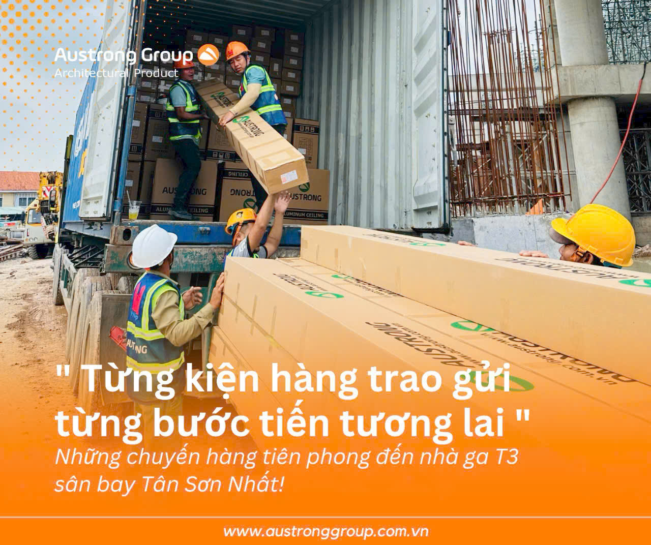 Austrong Group trúng thầu cung cấp trần nhôm cho nhà ga T3 - Sân Bay Tân Sơn Nhất 3